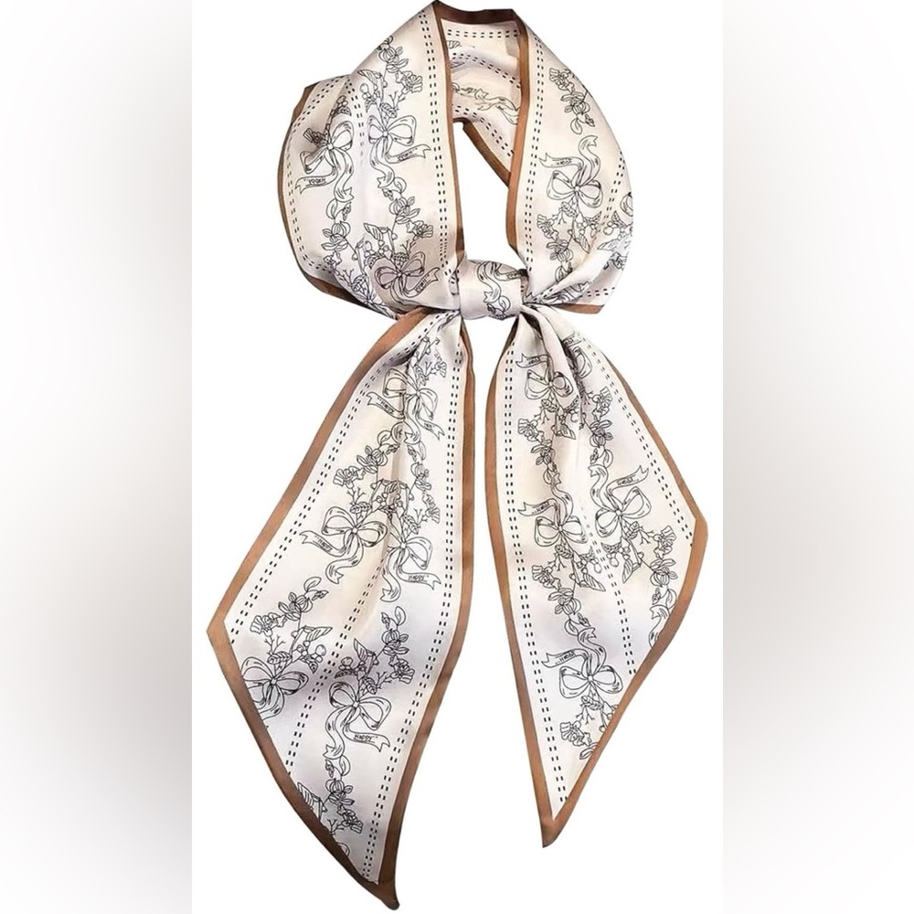 Head Scarf Hair Neck Scarves For Women Purse Bag Scarfs For Handbags Satin